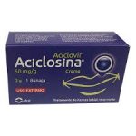 Aciclosina 50 mg/g-2g x 1 creme bisnaga