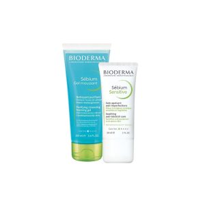 Bioderma Sébium Sensitive 30 ml + Sébium Gel Moussant 100 ml (oferta)