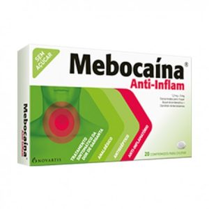 Mebocaína Anti-Inflam, 3/1,2 mg x 20 comp chupar