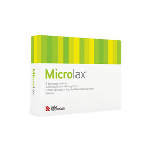 Microlax, 270/27 mg/3 mL x 6 enema sol tubo