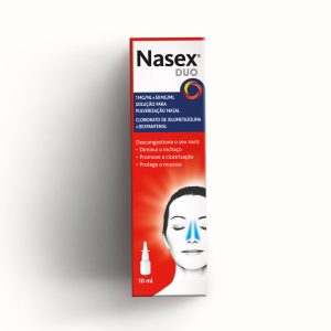 Nasex Duo  1 mg/ml + 50 mg/ml   10 ml solução para pulverização nasal