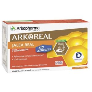 Arkopharma Geleia Real Arkoreal Sem Açúcar 20 Ampolas