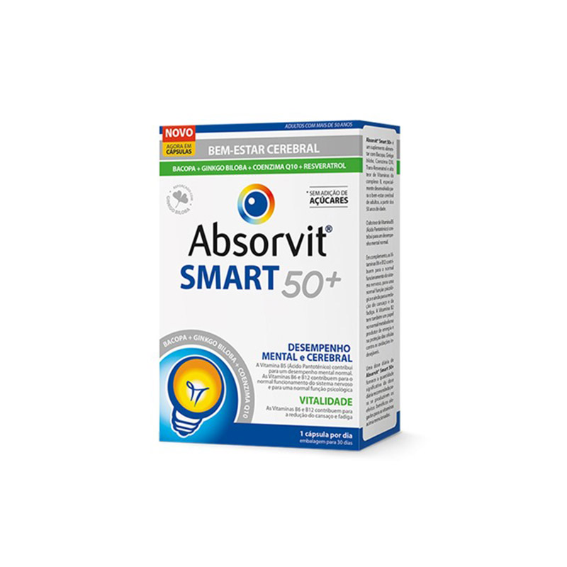 Absorvit Smart 50+ 30 Cápsulas