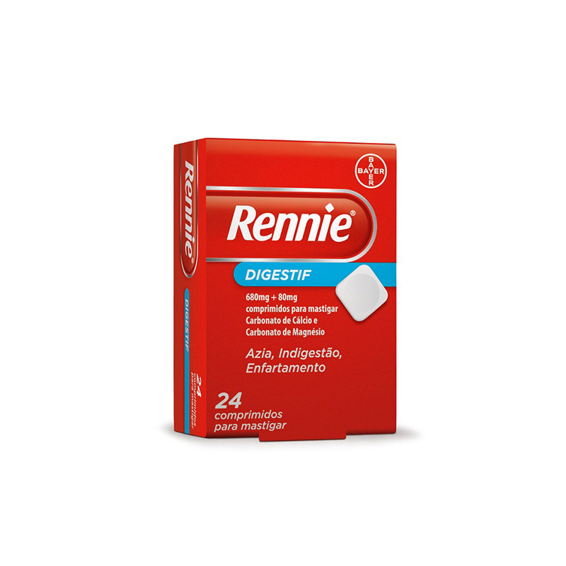 Rennie Digestif 680 mg + 80 mg 24 comprimidos para mastigar